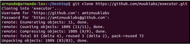 Cloning repository